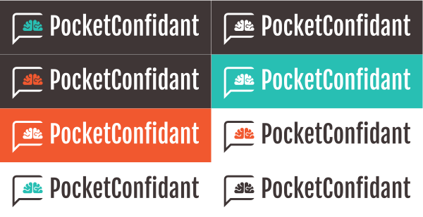 Pocket Confidant Logo and Brand Identity Guide